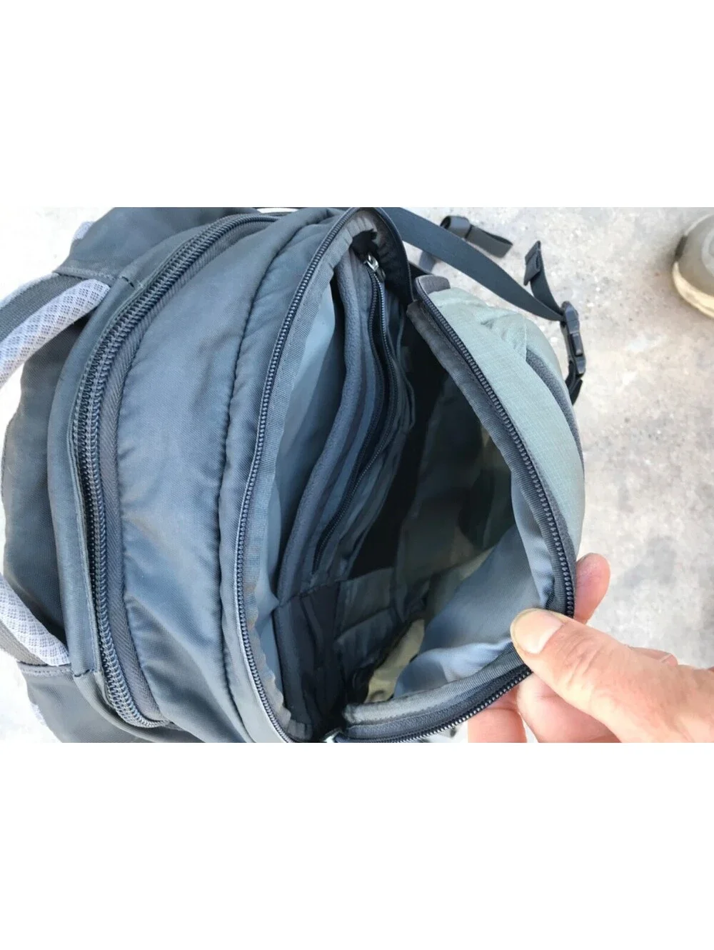 Recon The North Face Backpack Grey & Asphalt Grey Melange Good Condition